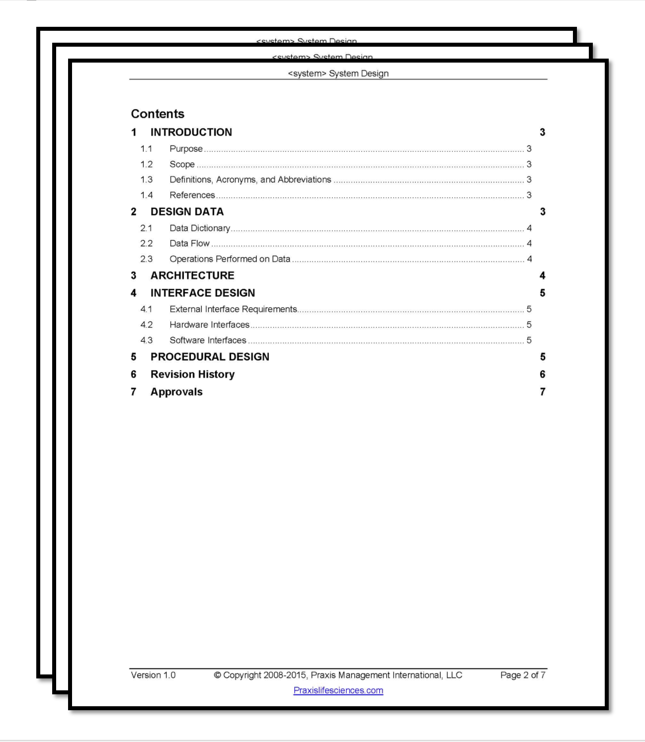 System Design Template