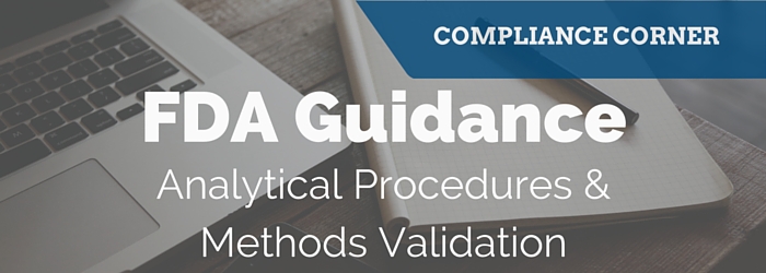 FDA Guidance Analytical Procedures Methods Validation