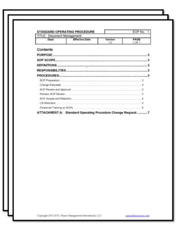 Document Management SOP