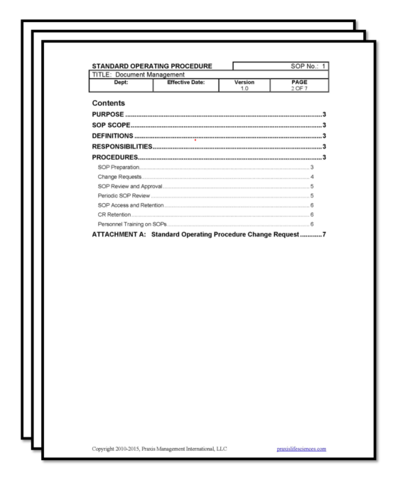 Document Management SOP