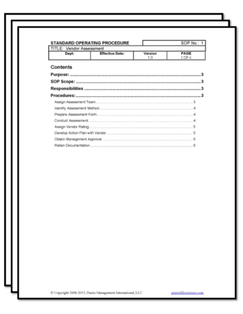 Software Vendor Assessment SOP