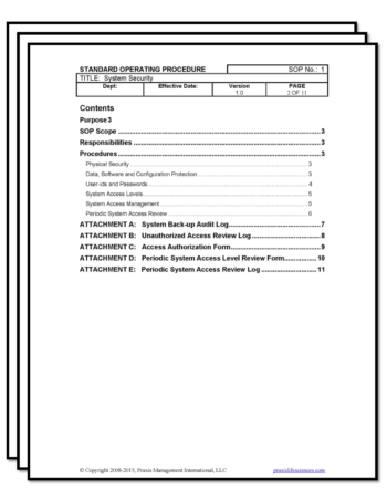 System Security SOP