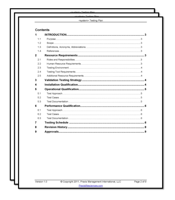 Customizable CSV Test Plan Template - Validation Center