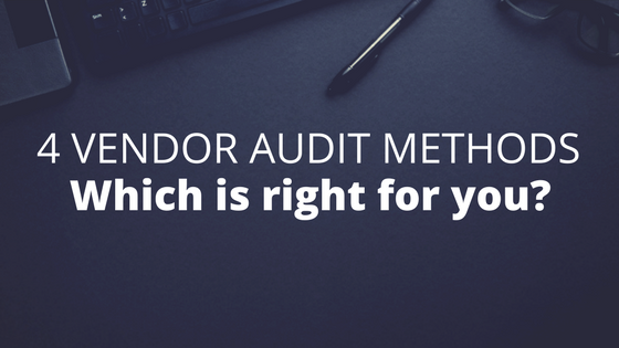 Software Vendor Audit Methods